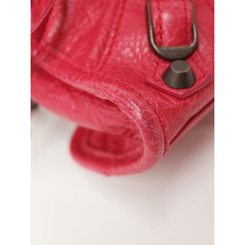 Balenciaga City 2way Red bag Classic top Shoulder handles - Picture 7 of 9